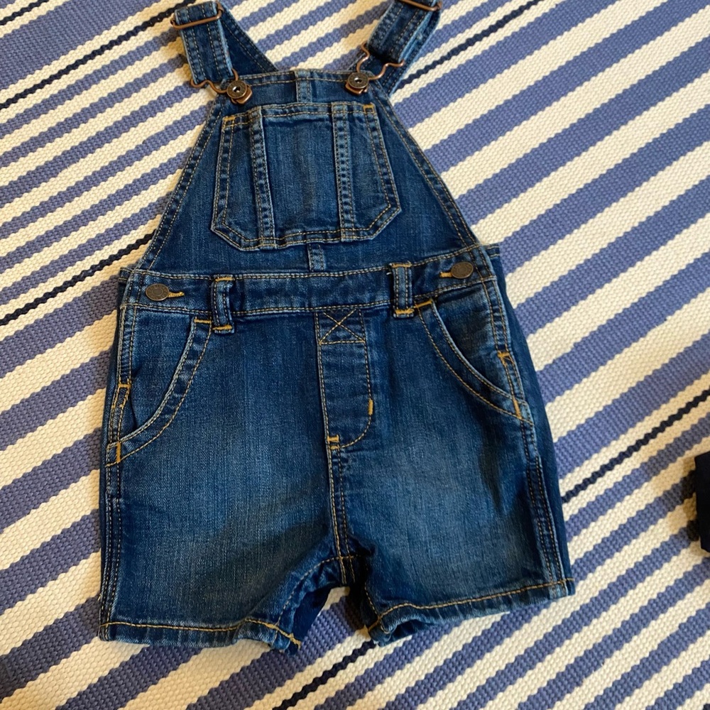 Denim Blue Kids Overalls